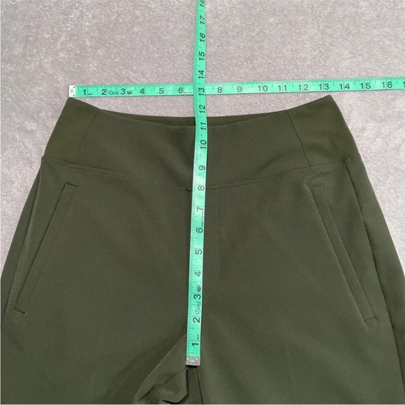 Athleta Pants 4 Green Endless High Rise Stretch Performance Casual Athleisure - Picture 3 of 8